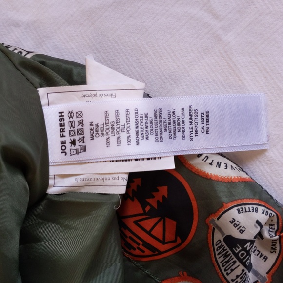 joe fresh green snap close puffer vest 2T toddler boys - Picture 6 of 8